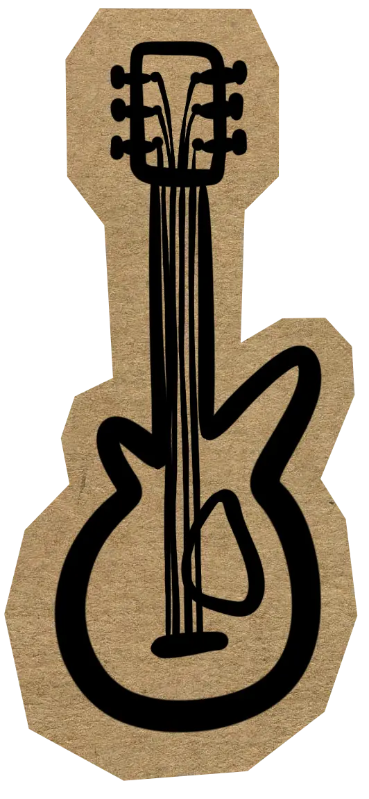 decoritve gutair drawing